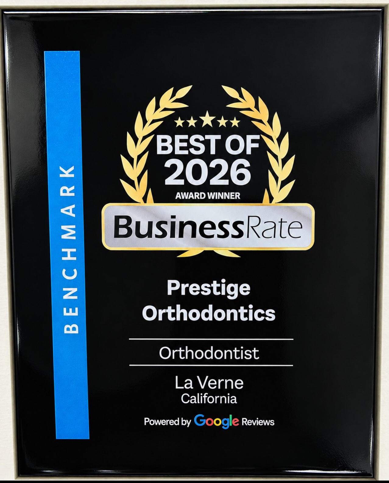 Prestige Orthodontics – BusinessRate Best Orthodontist La Verne 2026 BusinessRate Best of 2026 Orthodontist award for Prestige Orthodontics in La Verne, California